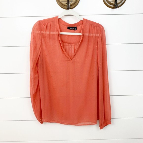 a.n.a Tops - a.n.a. A New Approach Long Sleeve Blouse